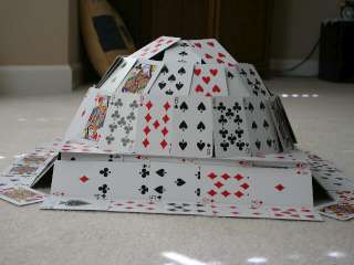 side view of card dome