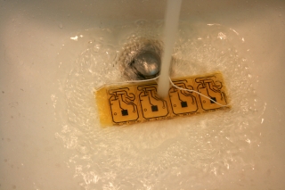 washing away extra acid