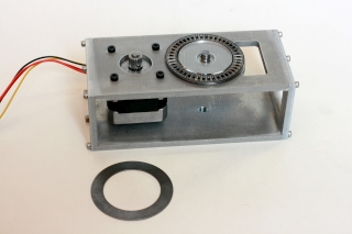 bottom half assembled with thrust bearing